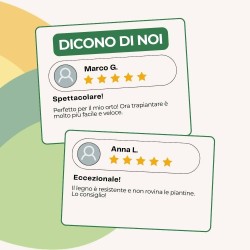 FLC 48 PIANTATOIO MANUALE IN LEGNO PER PIANTINE 1 pz