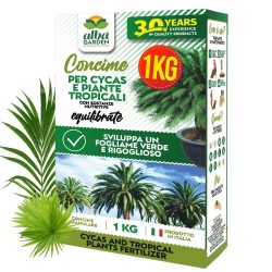 ALBAGARDEN CONCIME GRANULARE CYCAS E PIANTE TROPICALI 1 Kg