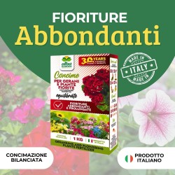 ALBAGARDEN CONCIME GRANULARE PER GERANI E PIANTE FIORITE 1 Kg