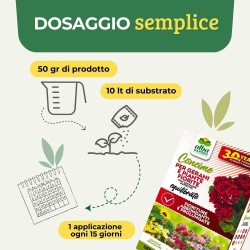 ALBAGARDEN CONCIME GRANULARE PER GERANI E PIANTE FIORITE 1 Kg