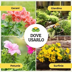 ALBAGARDEN CONCIME GRANULARE PER GERANI E PIANTE FIORITE 1 Kg