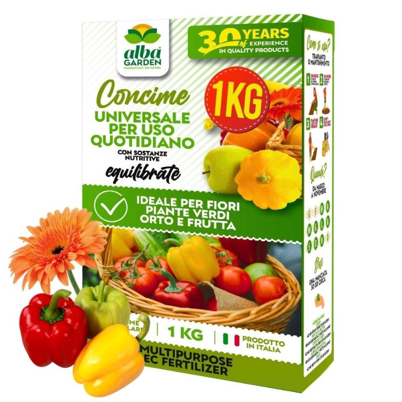 ALBAGARDEN CONCIME GRANULARE UNIVERSALE 1 Kg