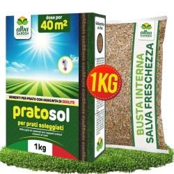 ALBAGARDEN SEME PRATO SOLEGGIATO 1 Kg - PRATOSOL