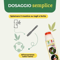 ALBAGARDEN MASTICE PER INNESTI CON RAME 250 g + PENNELLO