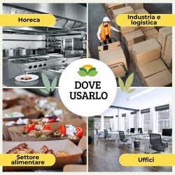 CARTONE COLLANTE LAMPADA HACCP SMART 6 pz COD. 3250038A
