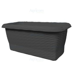 FIORIERA PAGLIA ANTRACITE CM 40