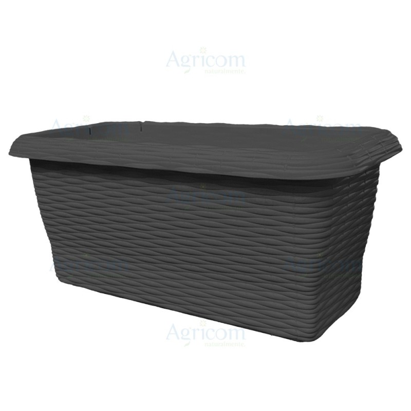 FIORIERA PAGLIA ANTRACITE CM 40