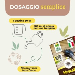 ALBAGARDEN MOSCAFU ATTRATTIVO MOSCHE 100 g (2 x 50 g)