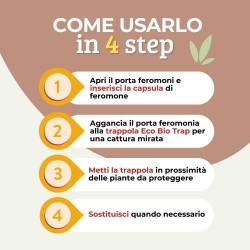 ALBAGARDEN PORTA FEROMONI 10 pz
