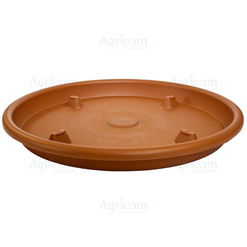 SOTTOVASO CLICK TONDO 30 PER VASO CORINTO CM 30 TERRACOTTA