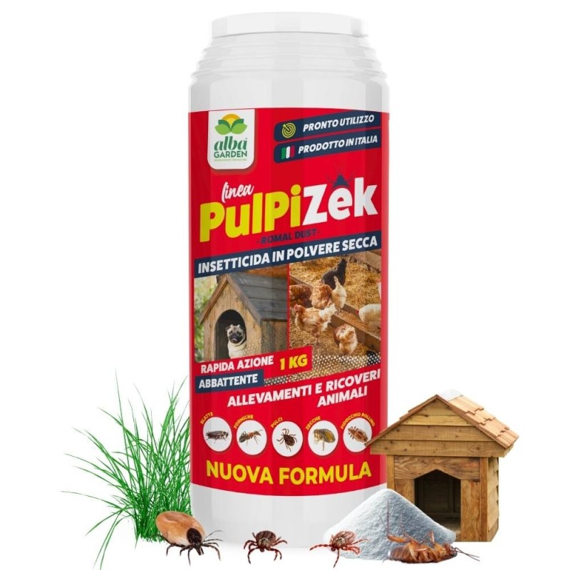 ALBAGARDEN PULPIZEK ALLEVAMENTI POLVERE 1 Kg (BARATTOLO)