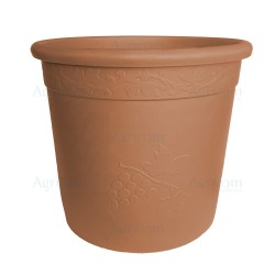 VASO VITE TONDO CM 24 TERRACOTTA