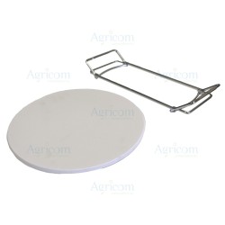 ART. 57646 PIETRA CERAMICA PIZZA + SUPPORTO ALLUMINIO
