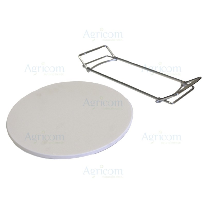ART. 57646 PIETRA CERAMICA PIZZA + SUPPORTO ALLUMINIO