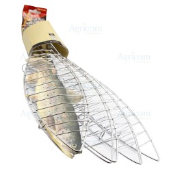ART. 57650 BBQ GRIGLIA PESCE 42x10x21 INOX 4 PZ