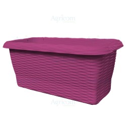 FIORIERA PAGLIA FUCSIA CM 40