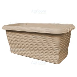 FIORIERA PAGLIA LEGNO CM 60