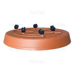 LIFE SOTTOVASO CARRELLO CM 50 TERRACOTTA