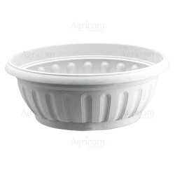 CIOTOLA FENICE CON SOTTOVASO CM 20 BIANCA