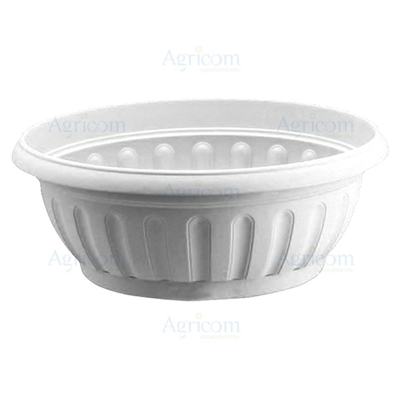 CIOTOLA FENICE CON SOTTOVASO CM 20 BIANCA