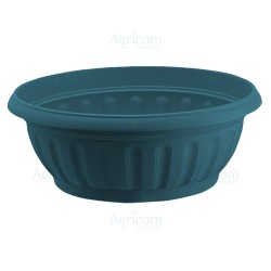 CIOTOLA FENICE CON SOTTOVASO CM 30 BLU