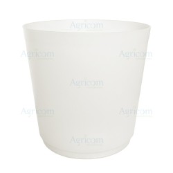 COPRIVASO FIRENZE CON ROTELLE CM 35 BIANCO
