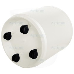 COPRIVASO FIRENZE CON ROTELLE CM 35 BIANCO