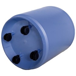COPRIVASO FIRENZE CON ROTELLE CM 35 BLU