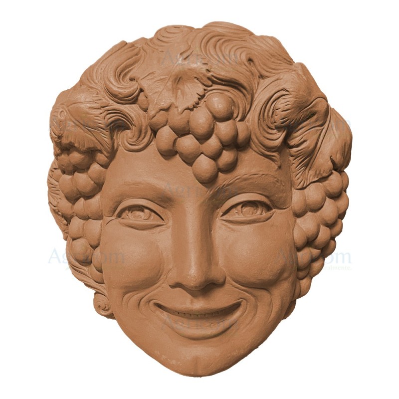 MASCHERA BACCO TERRACOTTA
