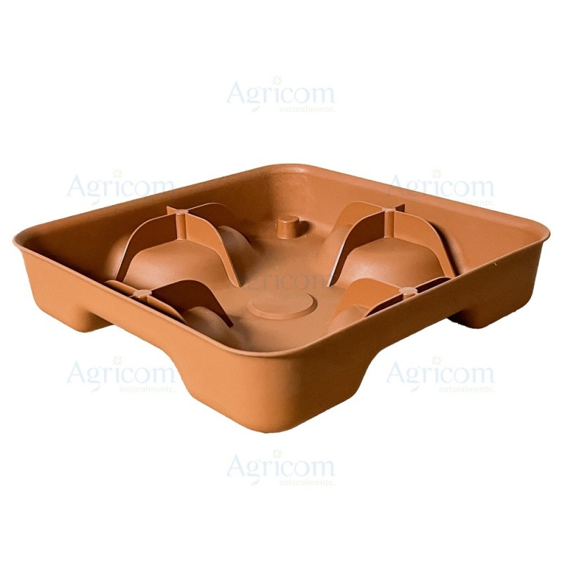 SOTTOVASO SCIDRO CM 27 TERRACOTTA