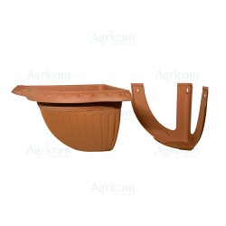VASO HELIOS CM 25 TERRACOTTA