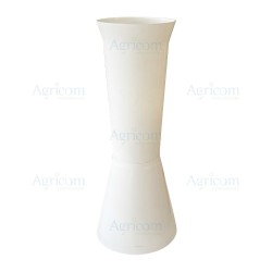 VASO SANREMO CM 14 x 60 H BIANCO