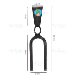 FLC 122 BIDENTE A TAGLIO CON PALETTA, OCCHIO OVALE 1500 GR