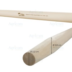 ART. 010 MANICO PER RASTRELLO, FAGGIO 22 - 150 CM