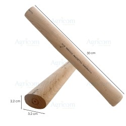 ART. 018 MANICO PER MAZZETTA SAGOMATA, FAGGIO 27 x 38 OVALE
