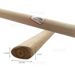 ART. 061 MANICO PER ACCETTINA CALABRO 500 GR, FAGGIO 23 x 42