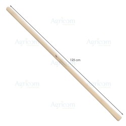 ART. 070 MANICO PER ZAPPA POTENZA, FAGGIO 32 x 48 RETTANG. 125