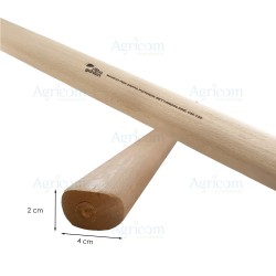 ART. 070 MANICO PER ZAPPA POTENZA, FAGGIO 32 x 48 RETTANG. 125