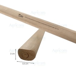 ART. 071 MANICO PER ZAPPETTA POTENZA, FAGGIO 26 x 42 RETTANG.