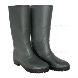 STIVALE PVC ALTO VERDE CON SUOLA NERA - MIS. 36