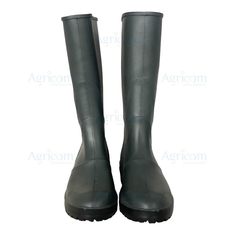 STIVALE PVC ALTO VERDE CON SUOLA NERA - MIS. 39